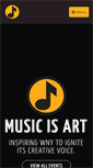 Mobile Screenshot of musicisart.org